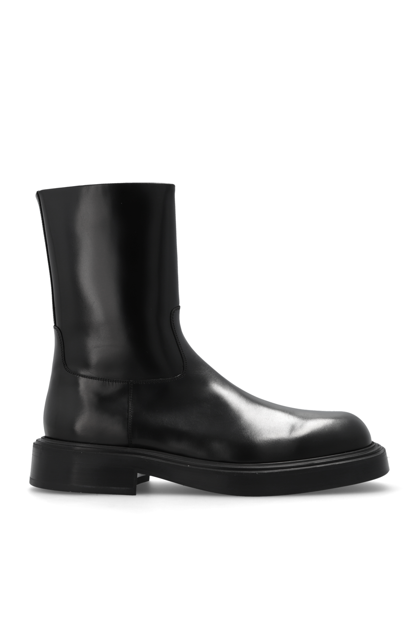 Black 'Formia' leather ankle boots FERRAGAMO - Vitkac Canada